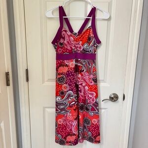 prAna Berry Garden Paisley Halter dress size S